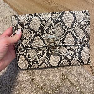 Topshop snakeskin purse